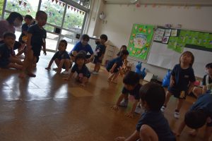 なりきりゲーム 満３歳児 パンダ組 聖徳大学附属成田幼稚園