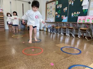 ３歳児 桜組 運動遊び 聖徳大学附属浦安幼稚園
